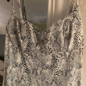 Snake skin dress